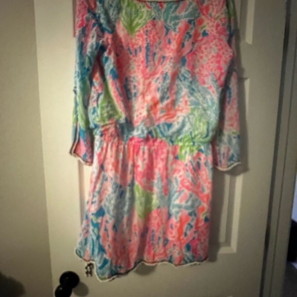 Lilly Pulitzer Delisa Dress Let's Cha Cha size M - Picture 4 of 4